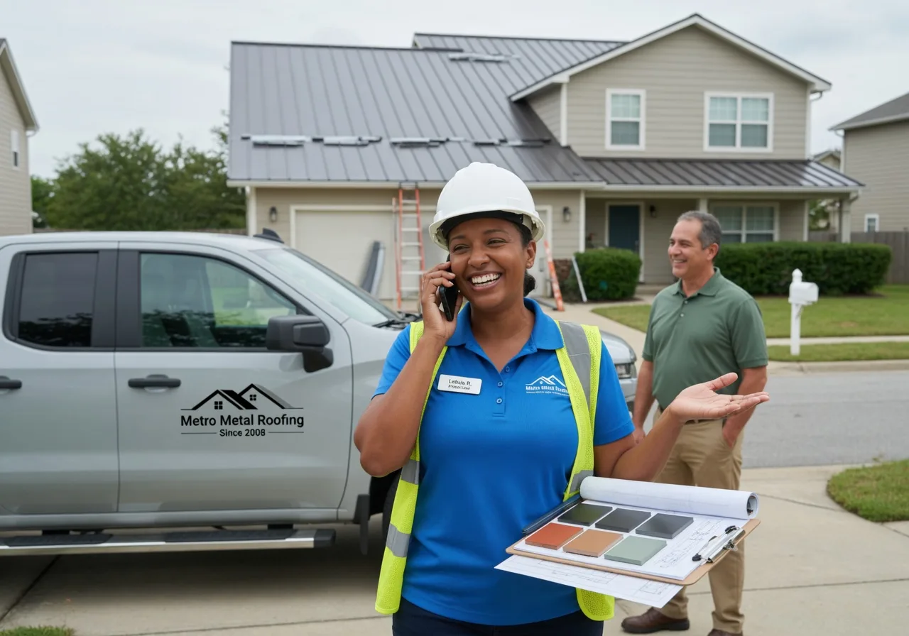 Storm Damage Metal Roof Repair in Hartford, TN